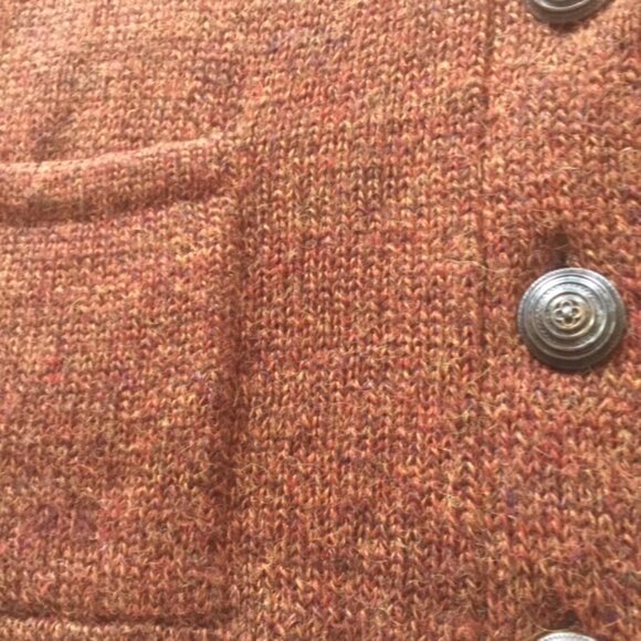 Alpaca Cardigan Auburn Size M - Picture 5 of 9